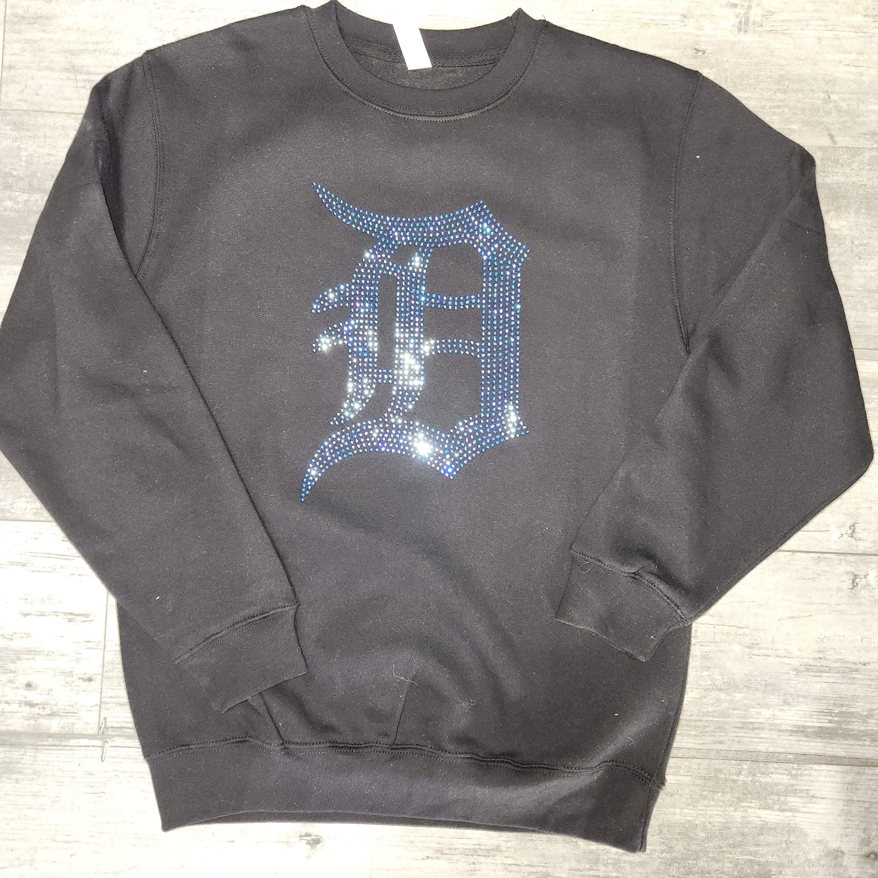 Rhinestone D Hoodie
