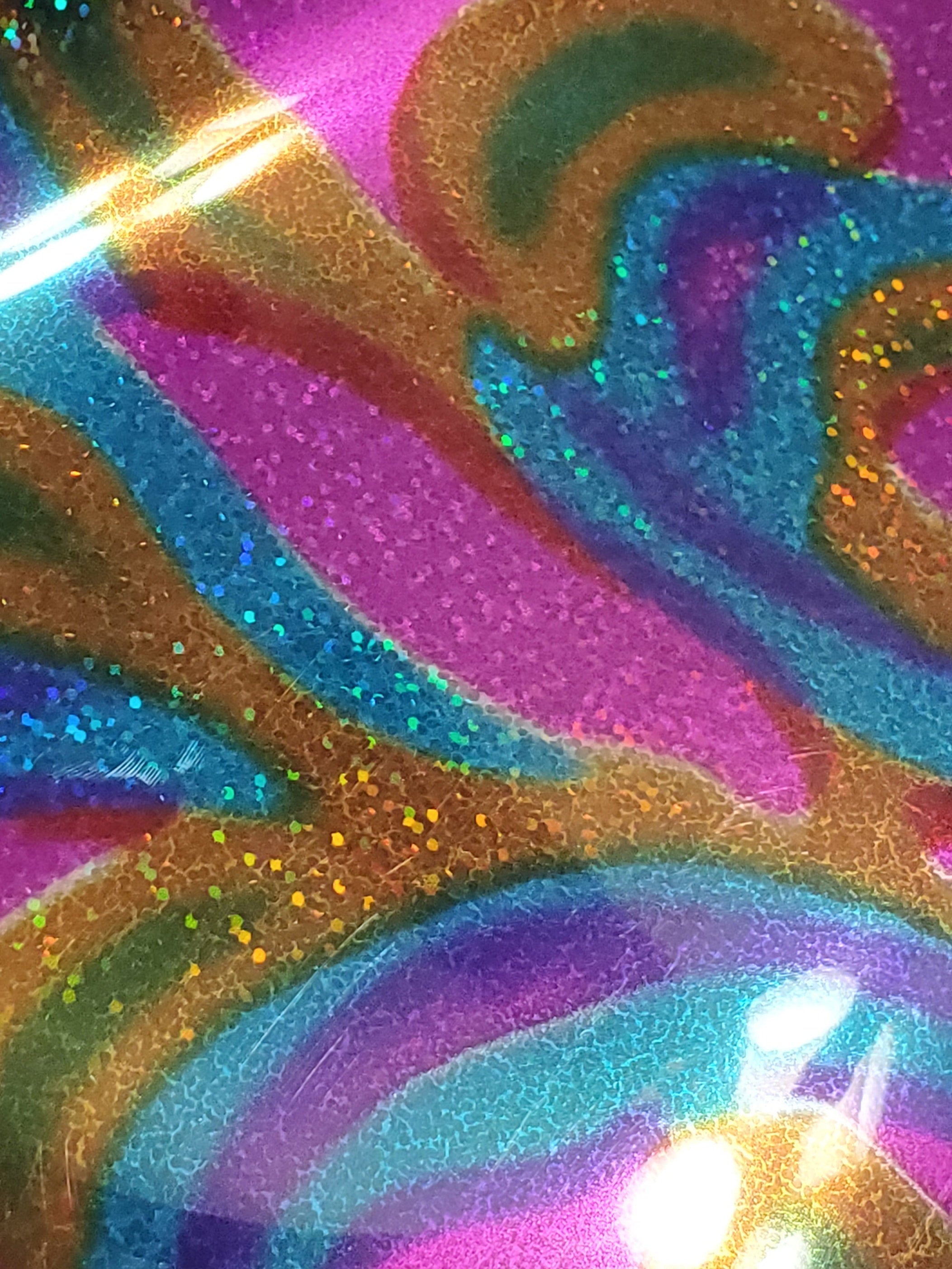 Siser Holographic 20" Rainbow Swirl