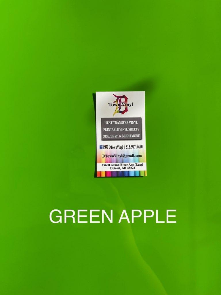 3D Puff 20" Green Apple