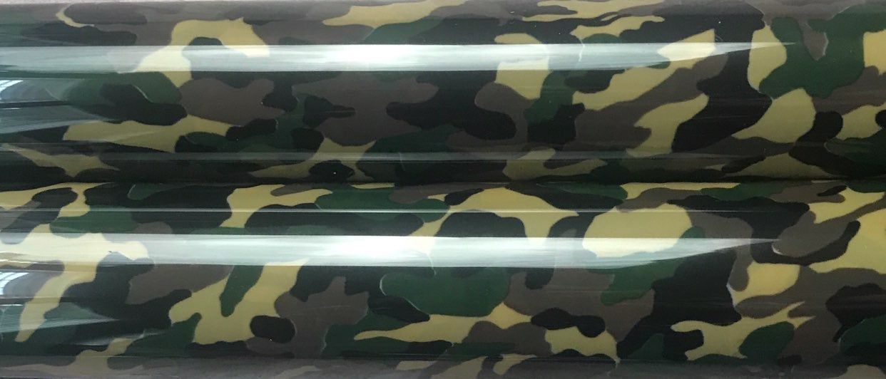 20" Green Camouflage Metal