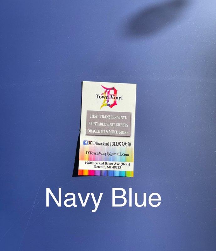 3D Puff 20" Navy Blue