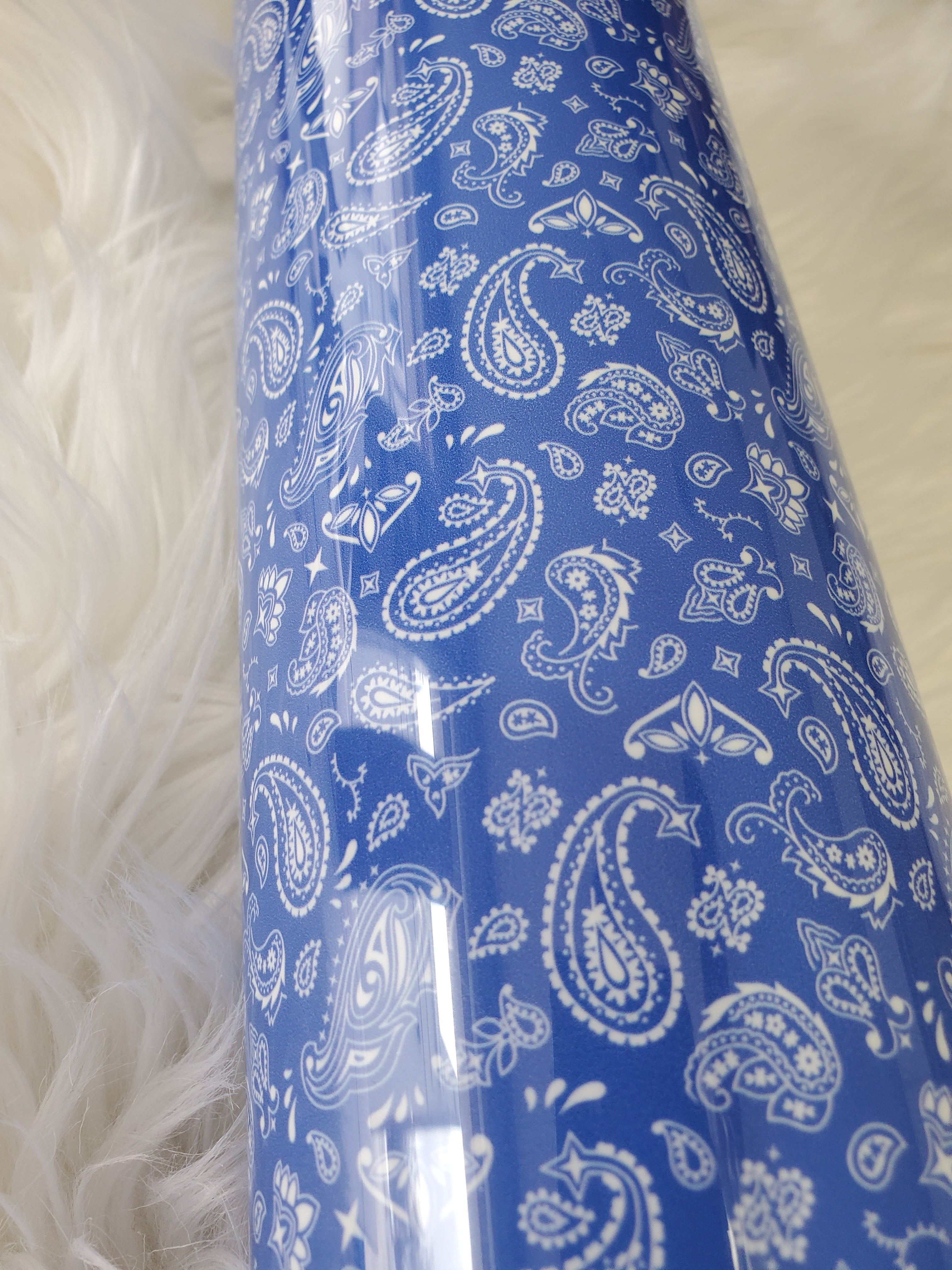 Blue Paisley Pattern