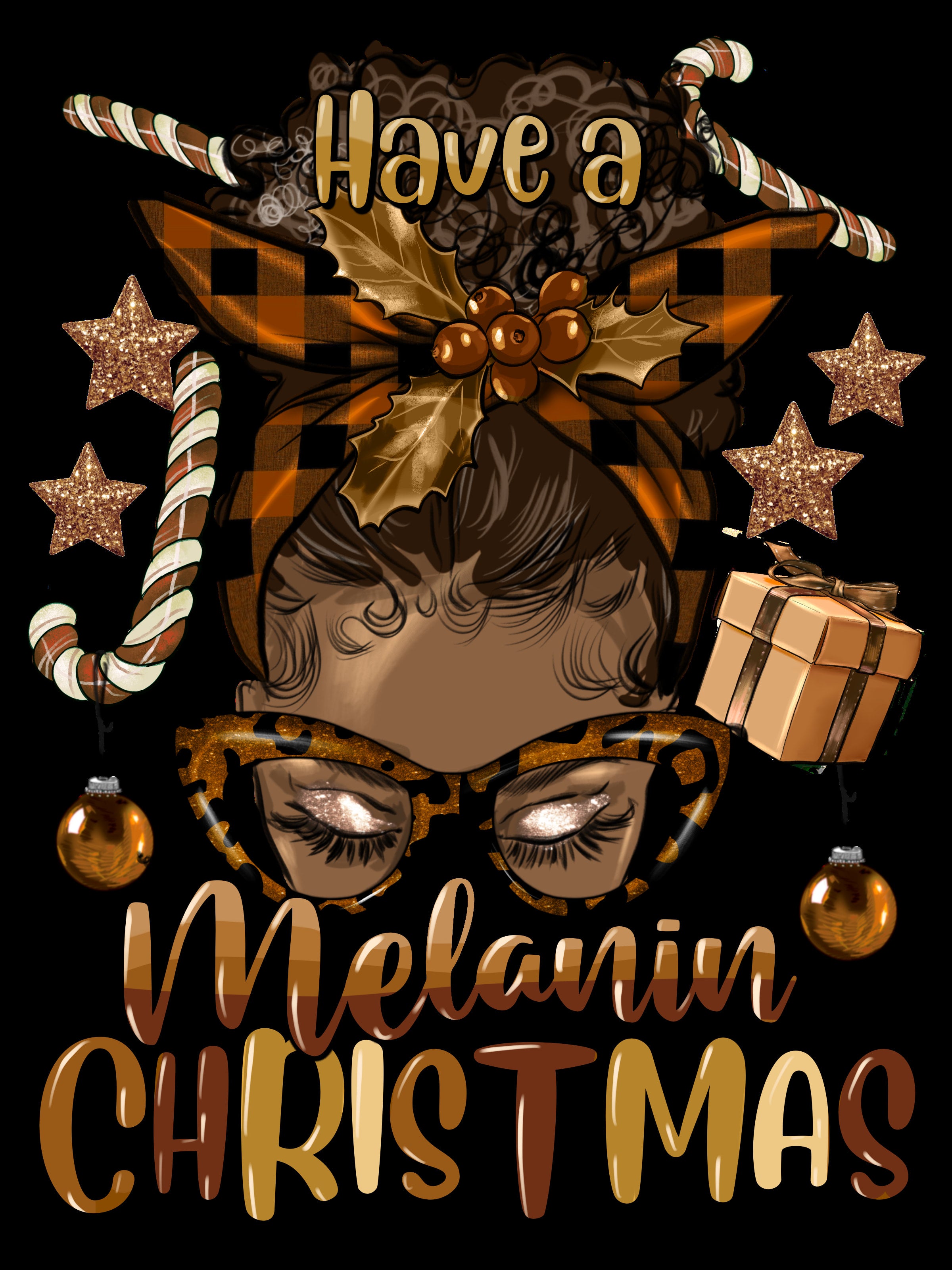 Eco Solvent Transfer - Melanin Christmas