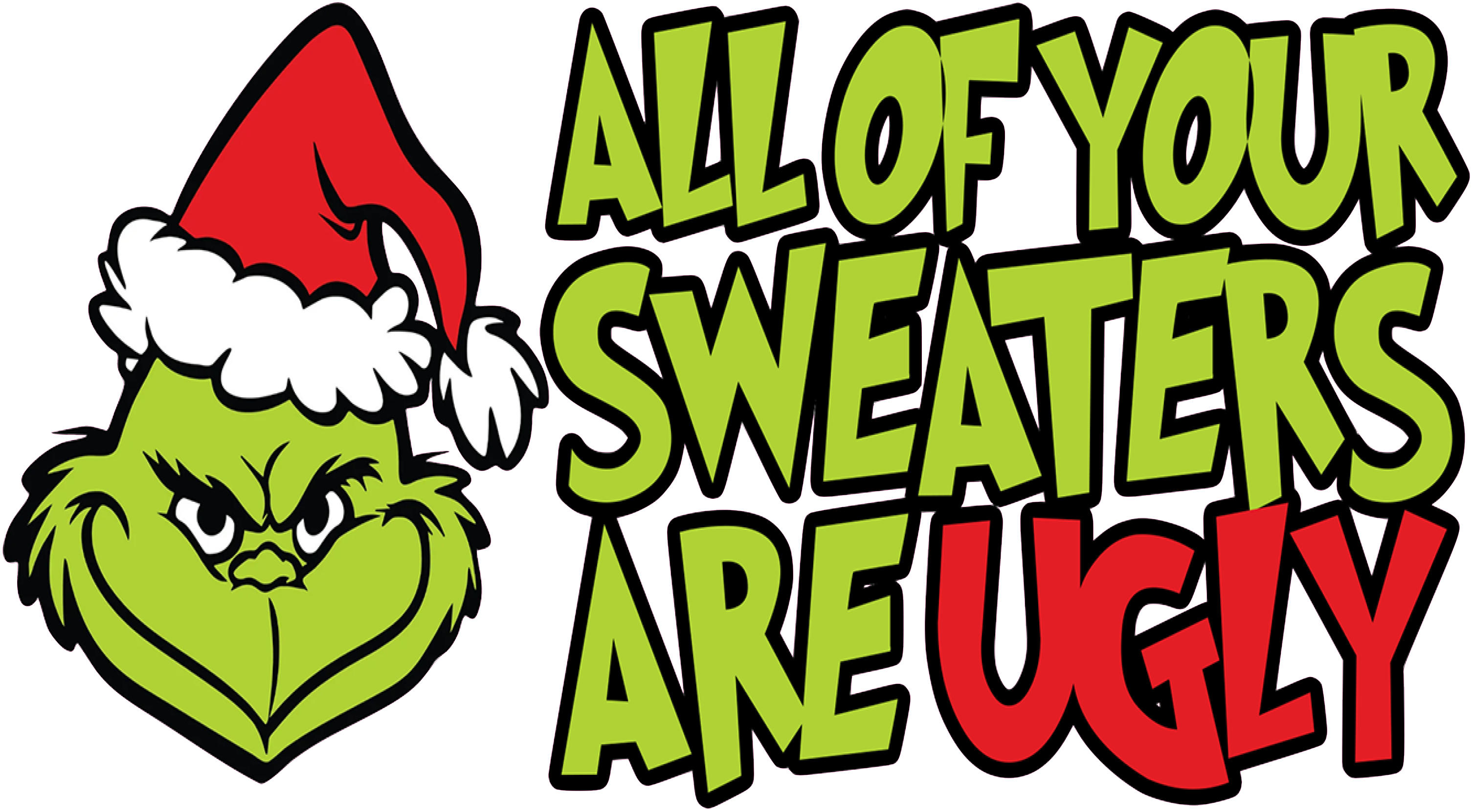 Eco Solvent Transfer - Ugly Sweater