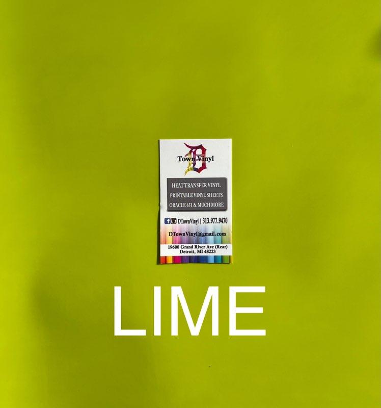 3D Puff 20" Lime Green