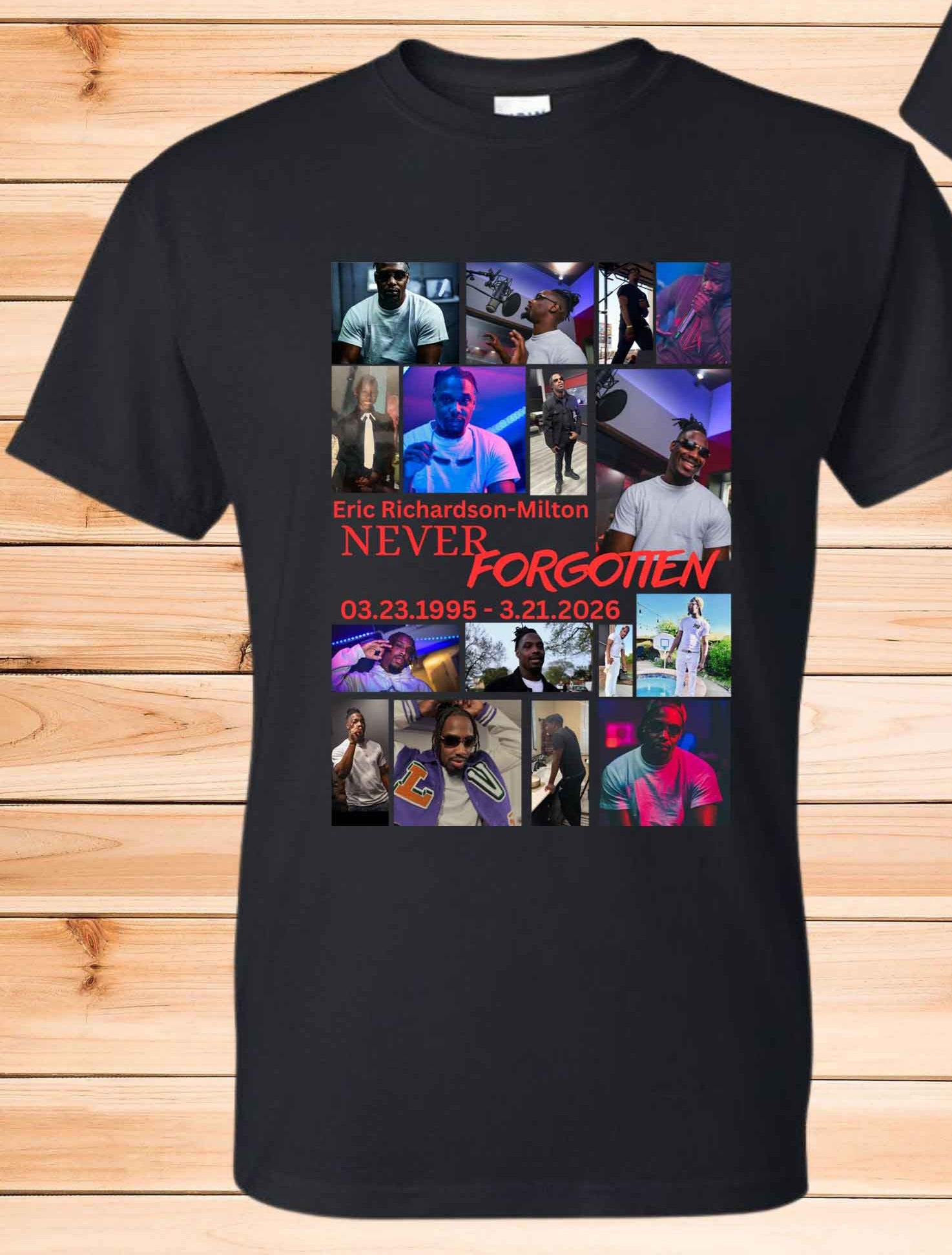 Eric Richardson- Milton - Memorial Shirts